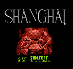Shanghai (NES)   © SunSoft 1987    1/3