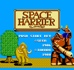Space Harrier (NES)   © Takara 1989    1/3