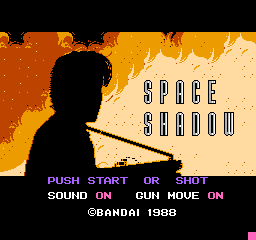 Space Shadow (NES)   © Bandai 1989    1/2