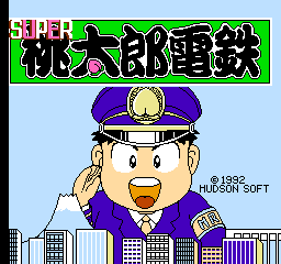 Super Momotarou Dentetsu (NES)   © Hudson 1992    1/3