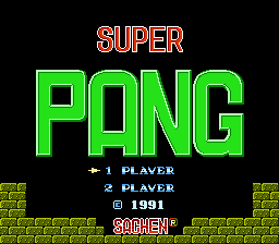 Super Pang (NES)   © Sachen 1991    1/2