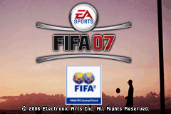FIFA 07 (GBA)   © EA 2006    1/3