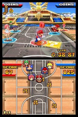 Mario Slam Basketball (NDS)   © Nintendo 2006    2/6