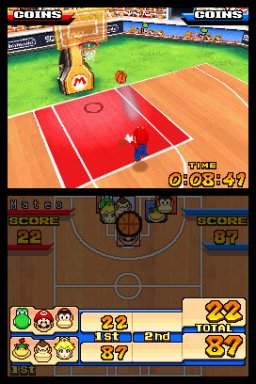 Mario Slam Basketball (NDS)   © Nintendo 2006    5/6