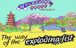 The Way Of The Exploding Fist (C64)   © Melbourne House 1985    1/3