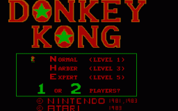 Donkey Kong (PC)   © Atari (1972) 1983    1/3