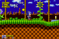 Sonic The Hedgehog Genesis (GBA)   © Sega 2006    2/3