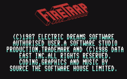 Firetrap (C64)   © Electric Dreams 1987    2/3