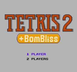 Tetris 2 + BomBliss (NES)   © Bullet Proof 1991    1/3
