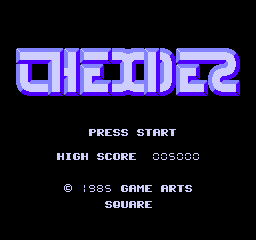 Thexder (NES)   © Square 1985    1/3