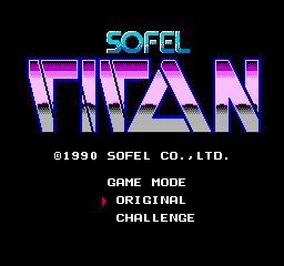 Titan (NES)   © Sofel 1990    1/3