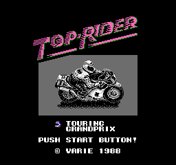 Top Rider (NES)   © Varie 1988    1/3