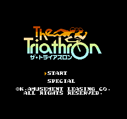 The Triathron (NES)   © K Amusement Leasing 1988    1/3