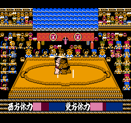Tsuppari Oozumou (NES)   © Tecmo 1987    3/3