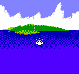 Tsuri Kichi Sanpei: Blue Marlin Hen (NES)   © Victor 1988    2/3