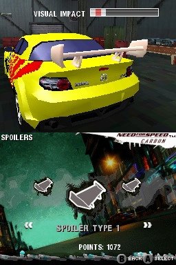 Need For Speed Carbon: Own The City (NDS)   © EA 2006    1/2