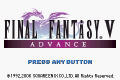 Final Fantasy V (GBA)   © Square Enix 2006    1/3