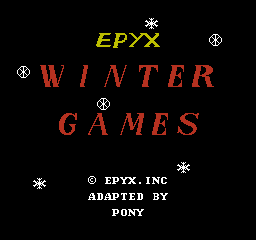 Winter Games (FDS)   © Pony Canyon 1987    1/3