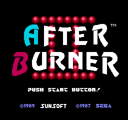 After Burner II (NES)   © SunSoft 1989    1/3