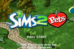 The Sims 2: Pets (GBA)   © EA 2006    1/3