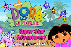 Dora The Explorer: Super Star Adventures (GBA)   © Game Factory 2004    1/3