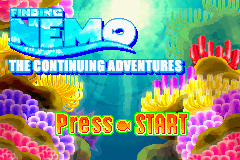 Finding Nemo: The Continuing Adventures (GBA)   © THQ 2004    1/3