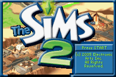 The Sims 2 (GBA)   © EA 2005    1/4