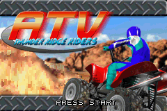 ATV: Thunder Ridge Riders (GBA)   © Zoo Games 2006    1/3