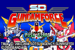 SD Gundam Force (GBA)   © Bandai 2004    1/3