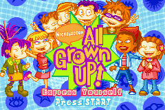 All Grown Up! Express Yourself (GBA)   © THQ 2004    1/3