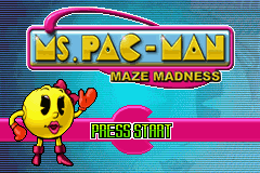 Ms. Pac-Man Maze Madness (GBA)   © Namco 2004    1/3