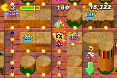 Ms. Pac-Man Maze Madness (GBA)   © Namco 2004    2/3