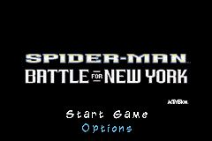 Spider-Man: Battle For New York (GBA)   © Activision 2006    1/3