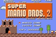 Super Mario Bros. 2 (1986) (GBA)   © Nintendo 2004    1/3