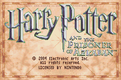 Harry Potter And The Prisoner Of Azkaban (GBA)   © EA 2004    1/3