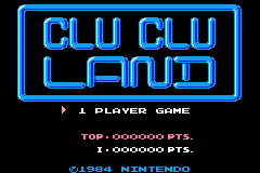 Clu Clu Land (GBA)   © Nintendo 2004    1/3