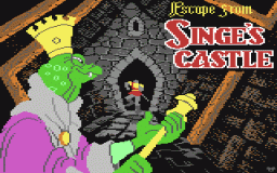 Dragon's Lair: Escape From Singe's Castle (C64)   © Software Projects 1987    1/3