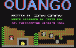 Quango (C64) &nbsp; &copy; Interceptor Micros 1984 &nbsp;  1/2