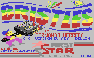 Bristles (C64)   © First Star 1983    1/3