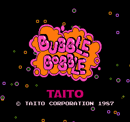 Bubble Bobble (FDS)   © Taito 1987    1/3