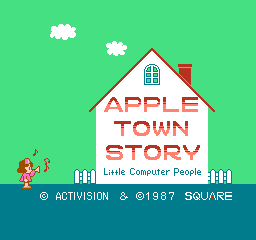 Apple Town Story: Little Computer People (FDS)   © Square 1987    1/3