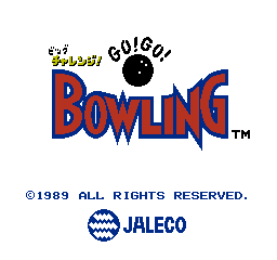Big Challenge! Go! Go! Bowling (FDS)   © Jaleco 1989    1/3