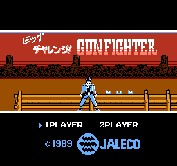 Big Challenge! Gun Fighter (FDS)   © Jaleco 1989    1/3