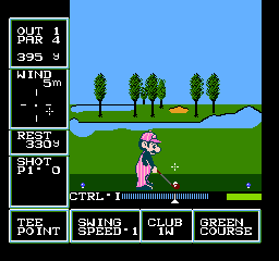Family Computer Golf: U.S. Course (FDS)   © Nintendo 1987    2/3