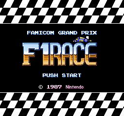 Famicom Grand Prix: F1 Race (FDS)   © Nintendo 1987    1/3