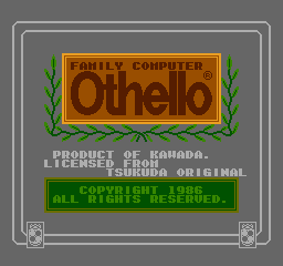 Othello (FDS)   © Kawada 1986    1/3
