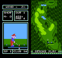 Golf Japan Course: Nyuushou (FDS)   © Nintendo 1987    2/3