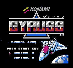 Gyruss (FDS)   © Konami 1988    1/3
