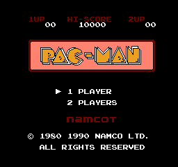 Pac-Man (FDS)   © Namco 1990    1/3