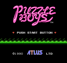 Puzzle Boys (FDS)   © Atlus 1990    1/3